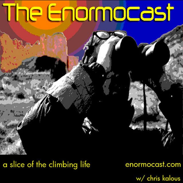 The Enormocast: a climbing podcast icon